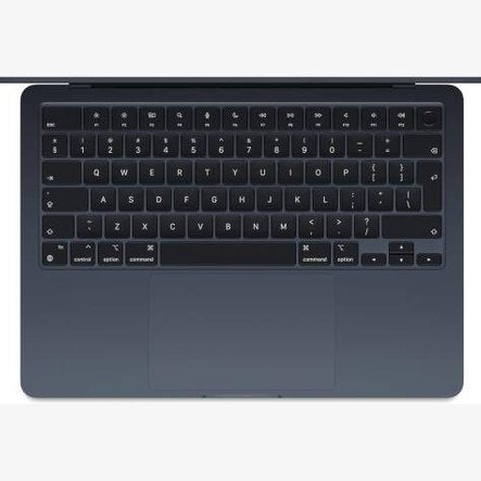 Apple MacBook Air 13.6 M4 chip with 10-core CPU, 8-core GPU, 16 core , 16GB RAM, 256GB SSD, English Keyboard, Midnight | MW123