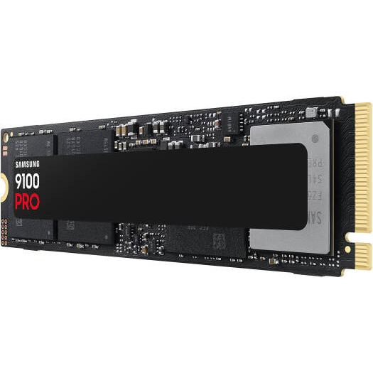 SAMSUNG 9100 PRO PCIe 5.0 NVMe M.2 Internal SSD, 1TB Capacity, V-NAND TLC Type, Up to 14,700 MB/s Sequential Read & Up to 13,300 MB/s Sequential Write, TRIM & SMART Support | MZ-VAP1T0BW