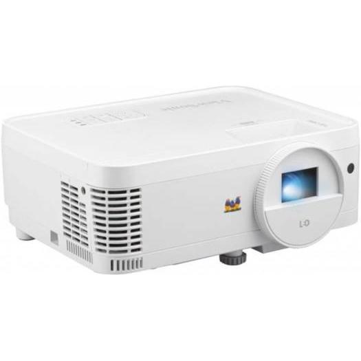 Viewsonic LS500 WXGA LED Business - Education Projector, 3000 ANSI Lumens, 30000 Hour Lifespan, Instant Power On/Off, 360° Projection, 1.55-1.70 Throw Ratio, 30"-300" Image Size, White | LS500WHE