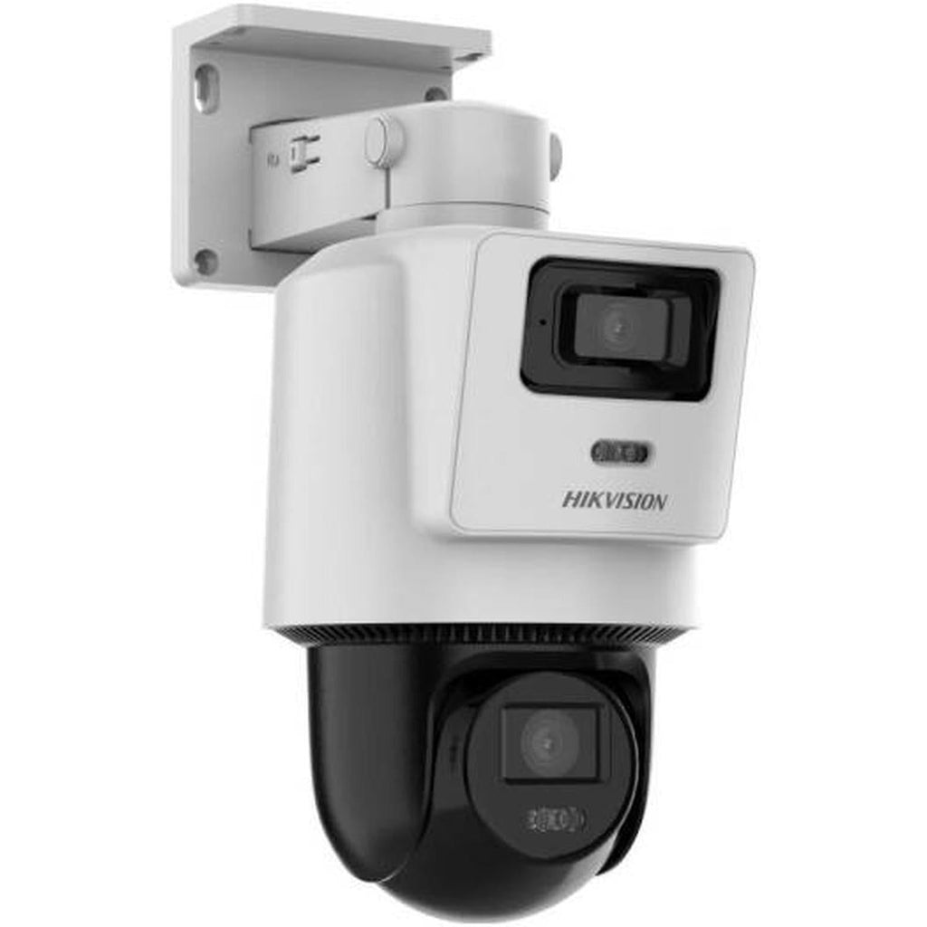 Hikvision TandemVu 2MP+2MP Fixed Lens POE PT Network Camera, 1/2.9" Progressive Scan CMOS Sensor, F2.0 Aperture, Hybrid (IR & White Light), up to 30 m Range, White | DS-2SE2C200MWG-E/12(2.8/8mm)
