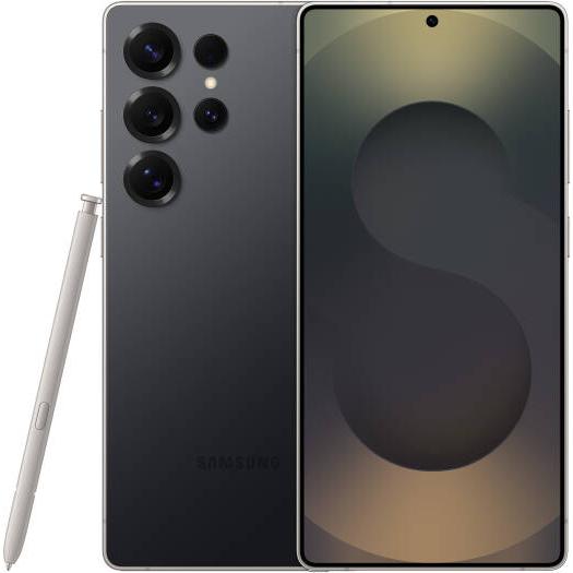 SAMSUNG Galaxy S25 Ultra AI 5G Dual Sim Mobile Phone, 6.9" Quad HD+ Dynamic AMOLED 2X Display, Snapdragon 8 Elite, 12GB RAM, 256GB ROM, Adreno 830, INTL Version, 5000mAh, Titanium Black | SM-S938