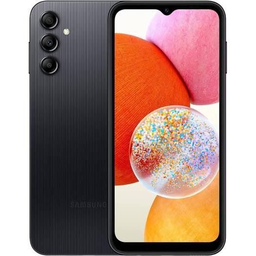 Samsung Galaxy A14 LTE Android Smartphone, 6.6" FHD+ LCD Display, 4GB RAM, 64GB Storage, 4G LTE, 50MP + 5MP + 2MP / 13MP Camera, 5000 mAh Battery UAE Version, Black | ‎SM-A145PZKDMEA