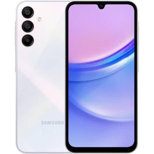 SAMSUNG Galaxy A15 LTE Dual Sim Mobile Phone, 6.5" FHD+ Super AMOLED Display, Mediatek Helio G99, 8GB RAM, 256GB ROM, Mali-G57 MC2, Android 14, UAE Version, 5000mAh, Light Blue | SM-A155FLBIMEA