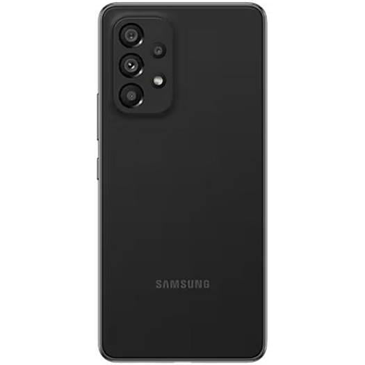 Samsung Galaxy A53 Dual SIM Mobile Phone, Super AMOLED Display, 8GB RAM, 256GB Internal Storage, 5G Network, 64/12/5/5 MP Camera, 5000 mAh Battery, UAE Version, Awesome Black | SM-A536EZKHMEA