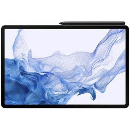 Samsung Galaxy Tab S8 Plus, 12.4" Super AMOLED Display, 8GB RAM, 128GB Storage, WiFi/5G, Snapdragon 8 2.99 GHz, 13 MP+6 MP/12 MP Camera, 10090mAh Battery, ME Version, Silver | N52536635A