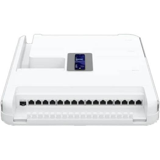 Ubiquiti Networks Dream Wall UniFi Cloud Gateway, 4.7" Touchscreen, ARM Cortex-A57, 4GB RAM, 16GB Storage, Up to 2.7 Gb/s Throughput, WiFi6, Dual-Band, Wall Mount, 300+ Clients, White | UDW