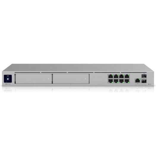 Ubiquiti Dream Machine Pro Max Switch, 8x GbE RJ45 & 1x 10G SFP+ LAN Ports, Up to 5Gbps IDS/IPS Throughput, 1.3" Touchscreen, Quad-Core ARM Cortex-A57, White | UDM-PRO-MAX-EU