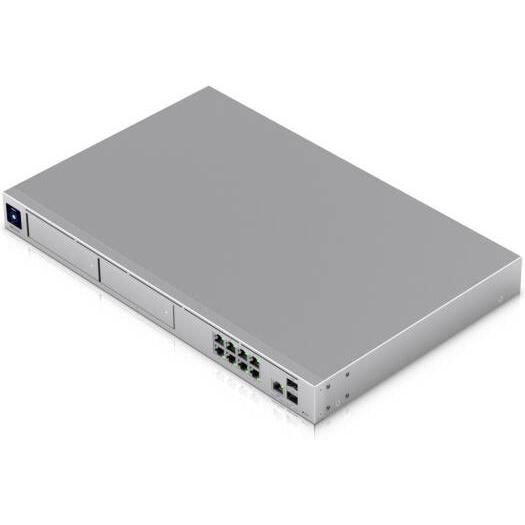 Ubiquiti Dream Machine Pro Max Switch, 8x GbE RJ45 & 1x 10G SFP+ LAN Ports, Up to 5Gbps IDS/IPS Throughput, 1.3" Touchscreen, Quad-Core ARM Cortex-A57, White | UDM-PRO-MAX-EU