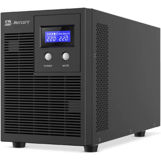 Mercury Elite 3200VA Smart UPS, 3200VA 2000W Power, LCD Display Built-in AVR, Overload and Short Circuit Protection, Intelligent Battery Management, Auto Restart, Black | UP000447