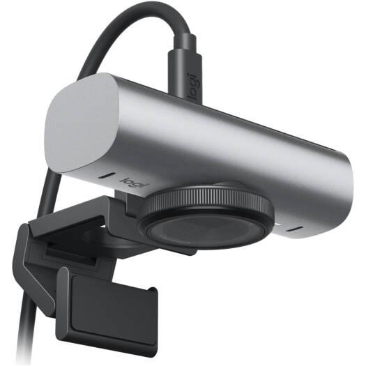 Logitech MX Brio 4K Ultra HD Collaboration & Streaming Webcam, Advanced Autofocus Type, 8.5MP Sony STARVIS Image Sensor, Glass Lens, Dual Beamforming Microphone, 4x Digital Zoom, Graphite | 960-001559