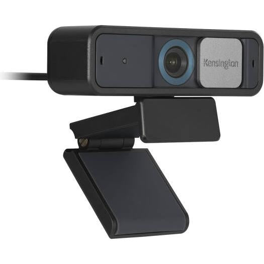 Kensington W2050 Pro 1080p Auto Focus Webcam, Camera Adjustments, Field of View, 1920x1080 at 30fps Resolution, 2 Omnidirectional Stereo Microphones Noise-Reduction Technology, Black | K81176WW