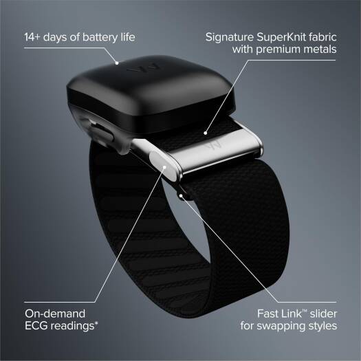 Whoop 5.0 Life, 12-Month Membership 5.0, Health & Fitness Tracker, Blood Pressure Insights, Activity Tracking, Medical-Grade ECG, 14+ Days Battery Life, Life Onyx